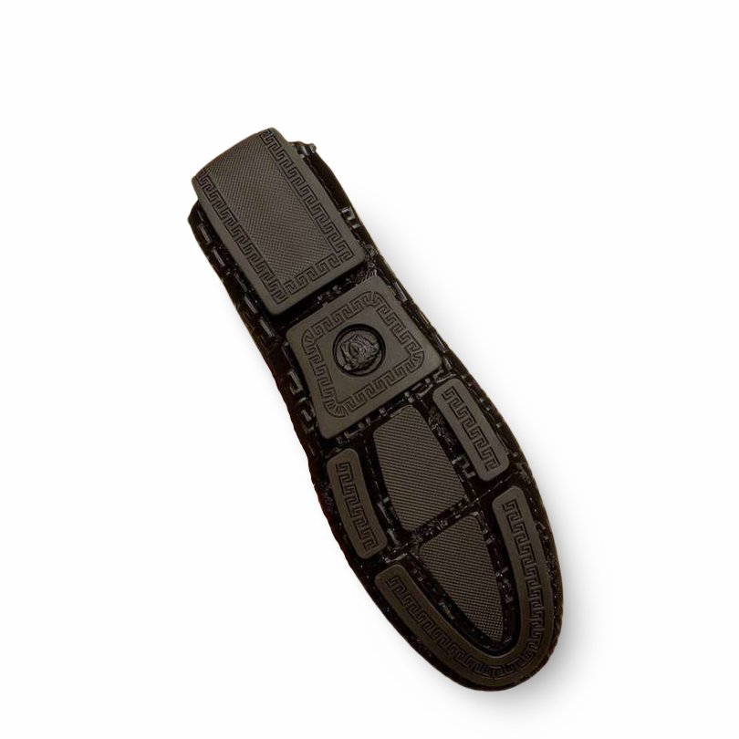 MOCASSIM VERSACE COURO