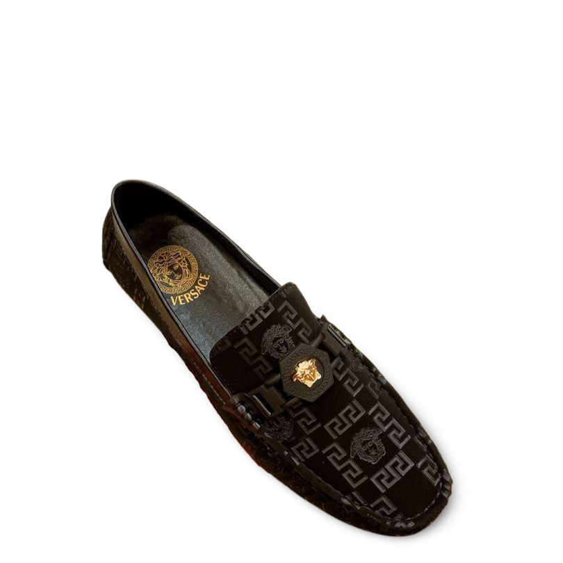MOCASSIM VERSACE COURO