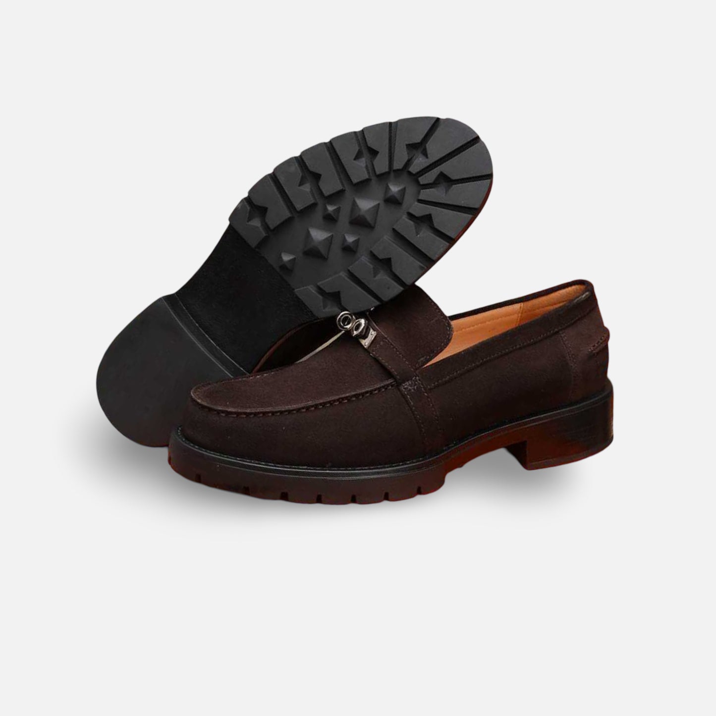 Hermès - Mocassim Couro Marrom