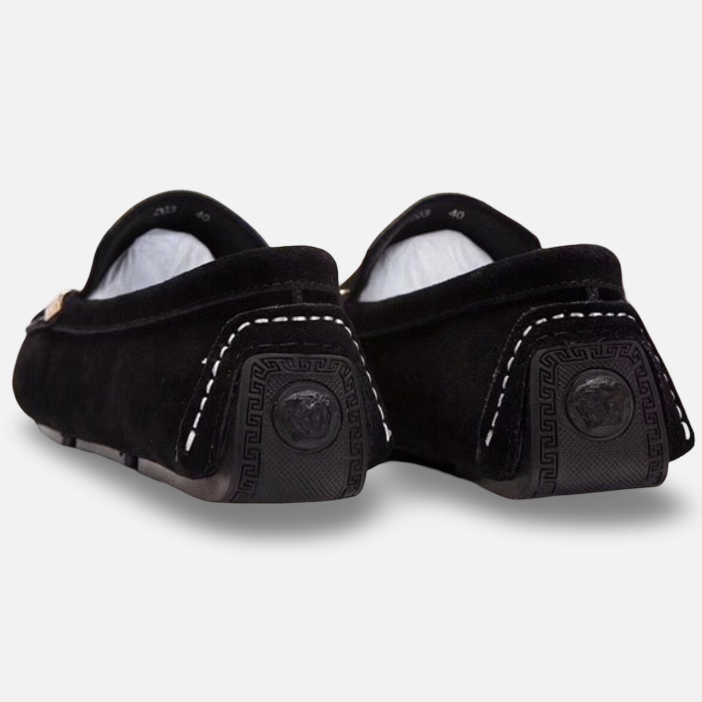 Versace - Mocassim Couro Bordado