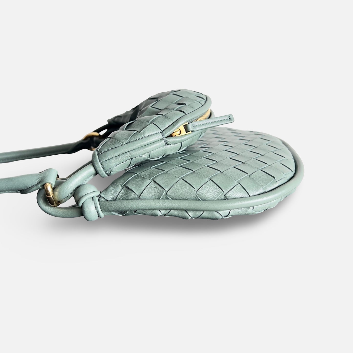 Bottega Veneta - Bolsa Tiracolo Couro Intrecciato