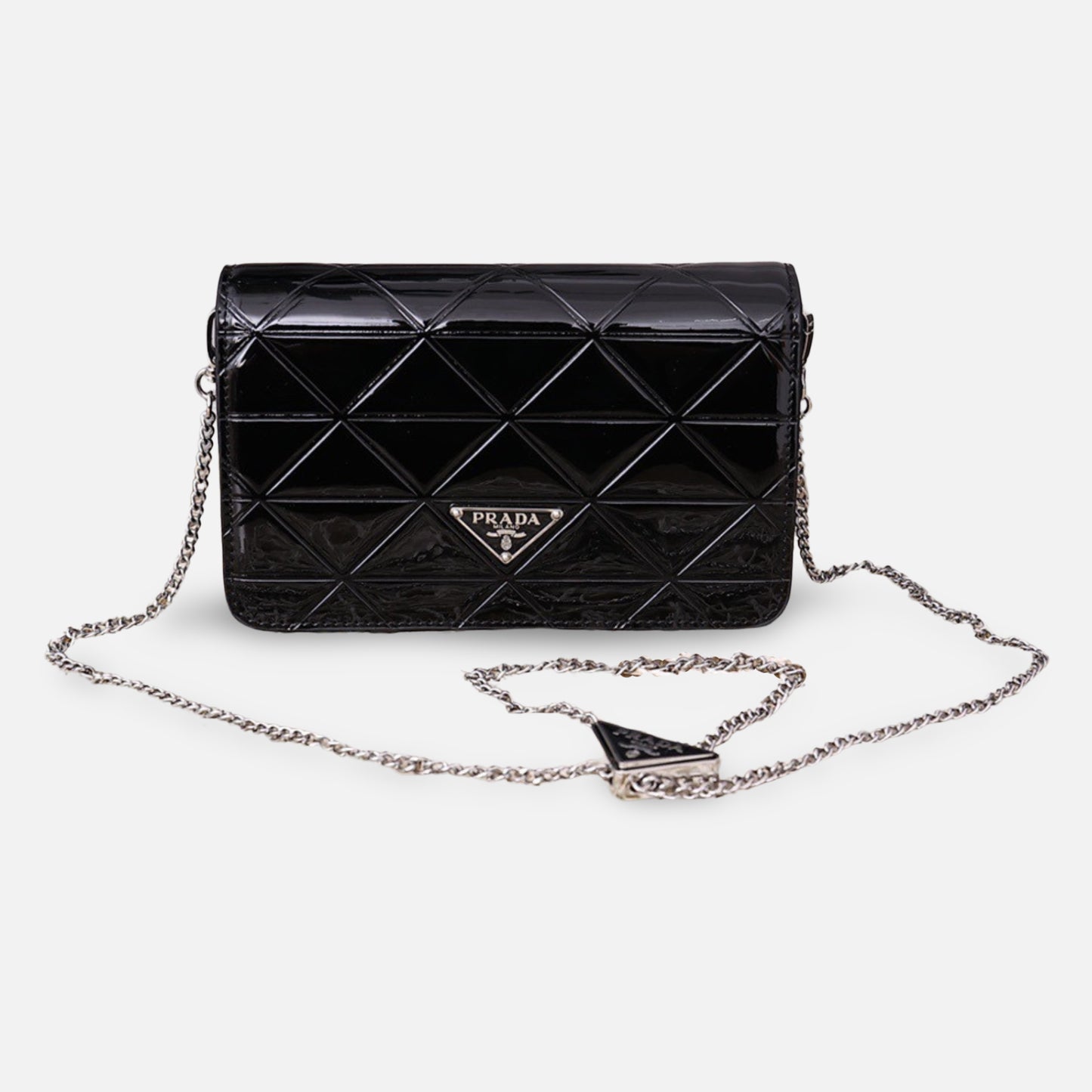 Prada - Bolsa Mini Couro Envernizado