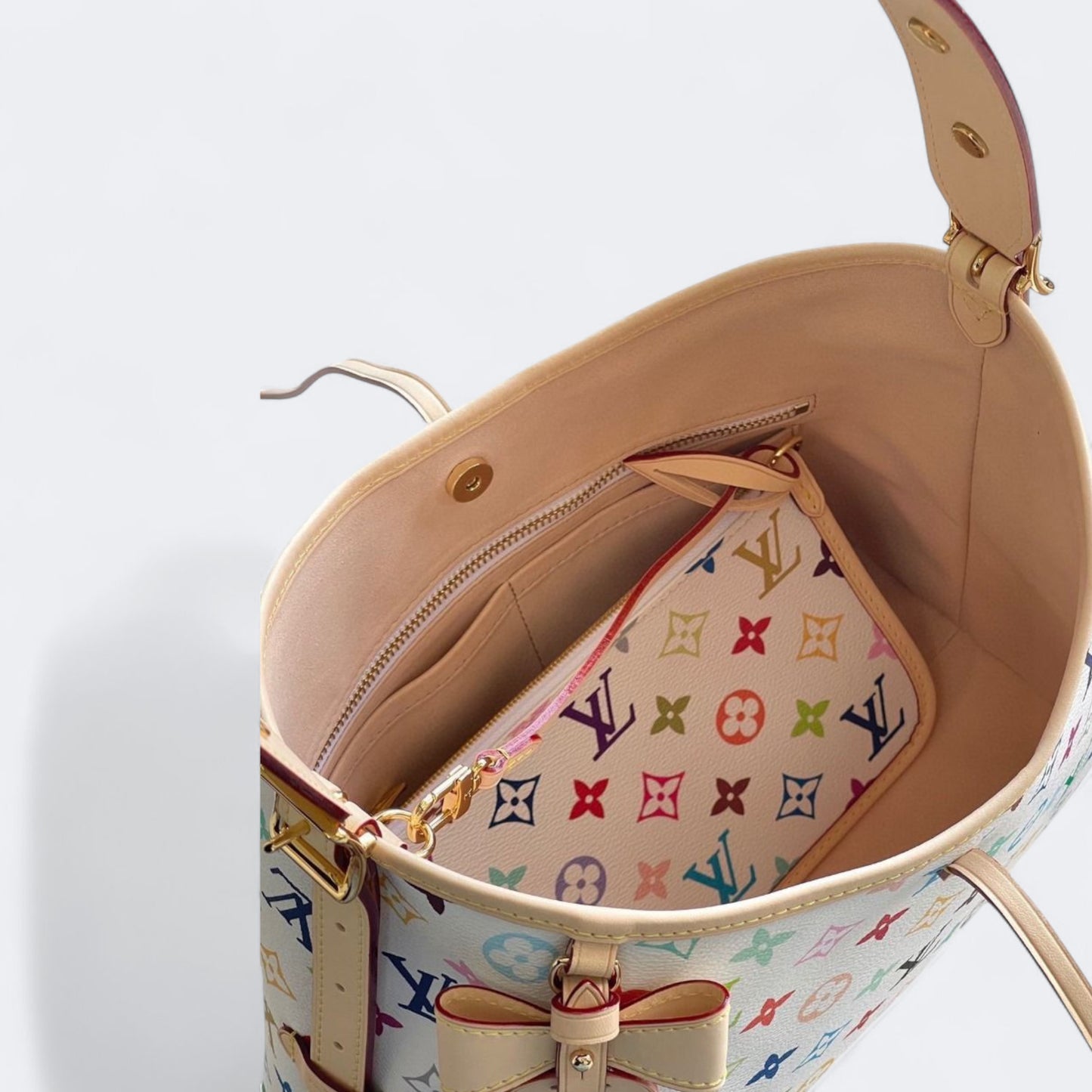Bolsa Louis Vuitton x Takashi Murakami CarryAll