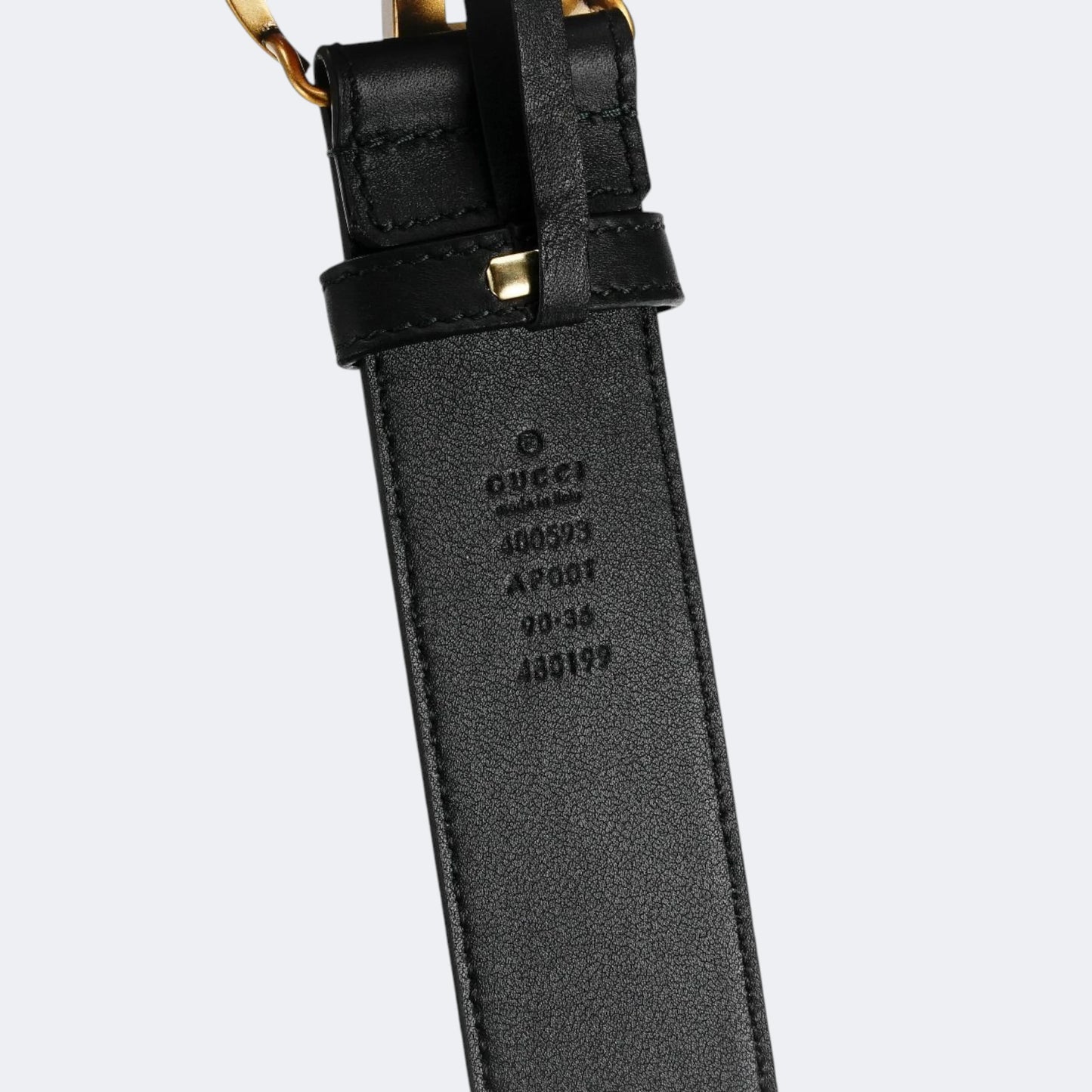 Gucci - Cinto Duplo G Couro