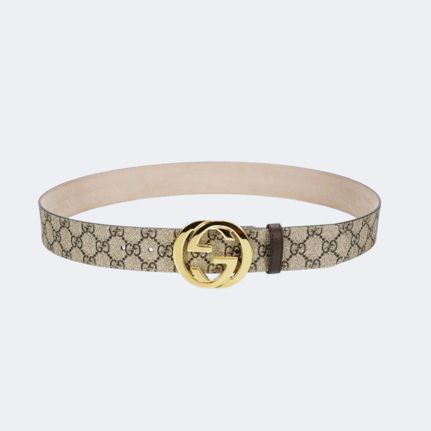 Gucci - Cinto de Couro Flor Superior