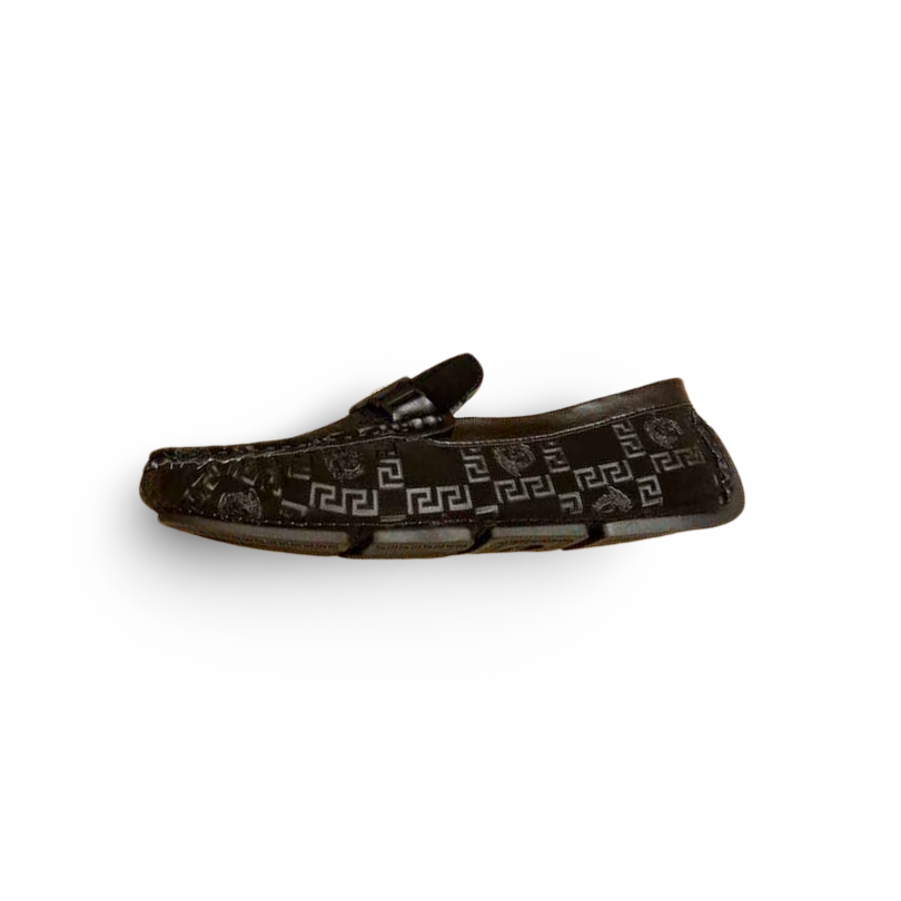 MOCASSIM VERSACE COURO