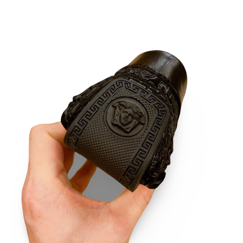 MOCASSIM VERSACE COURO