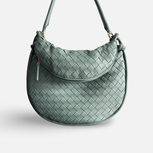 Bottega Veneta - Bolsa Tiracolo Couro Intrecciato
