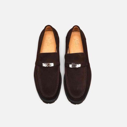 Hermès - Mocassim Couro Marrom
