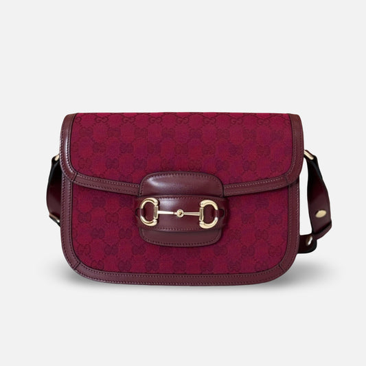 Gucci - Bolsa Wine Horsebit 1955