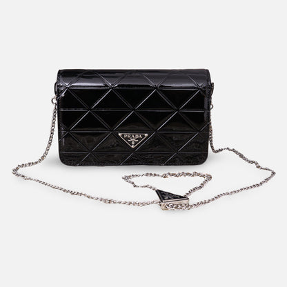 Prada - Bolsa Mini Couro Envernizado