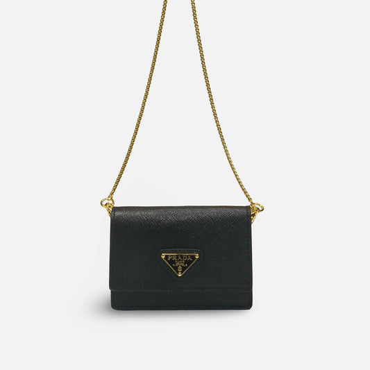 Prada - Bolsa Porta Cartões Mini