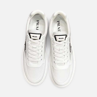 Tênis Prada Couro Respirável Branco