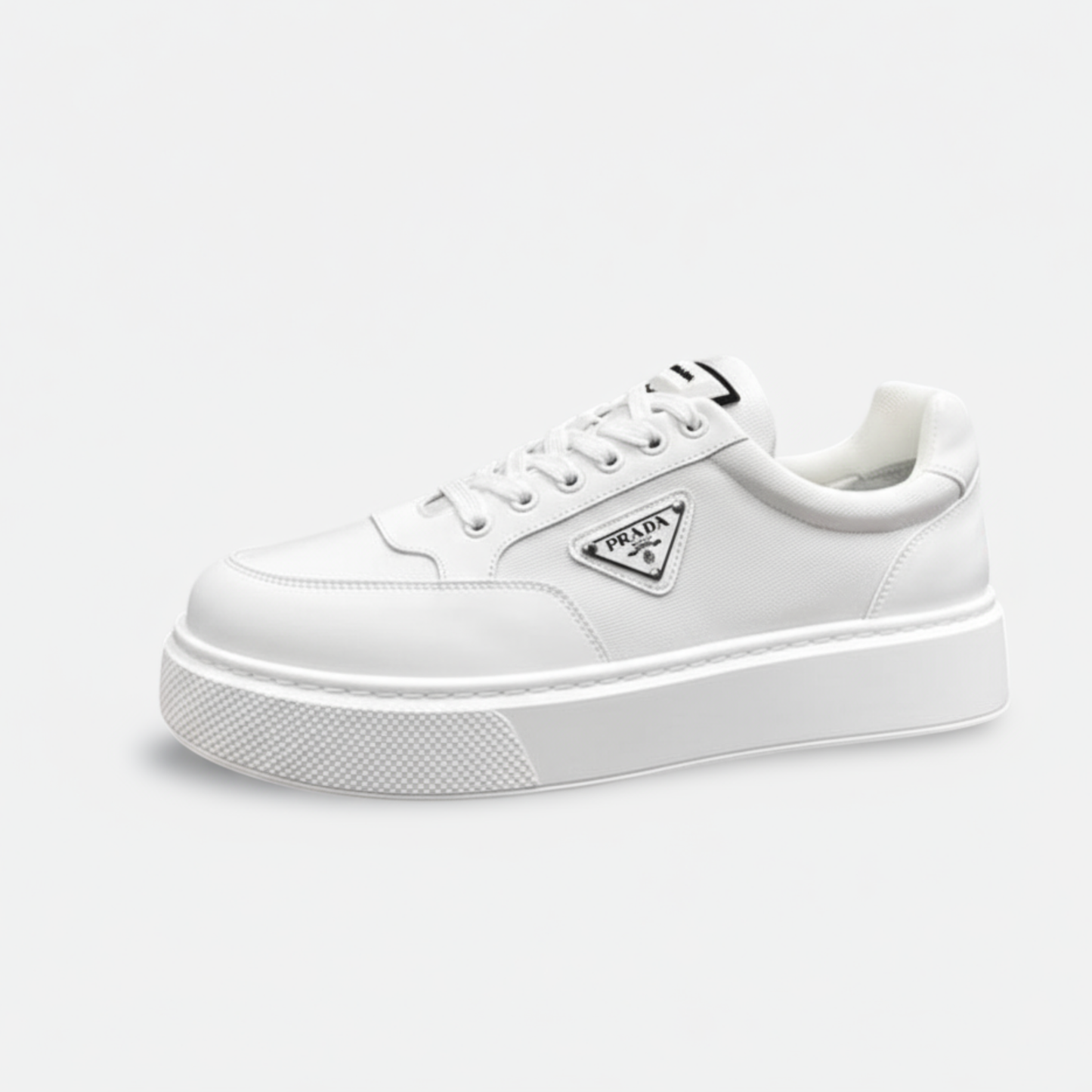 Tênis Prada Couro Respirável Branco