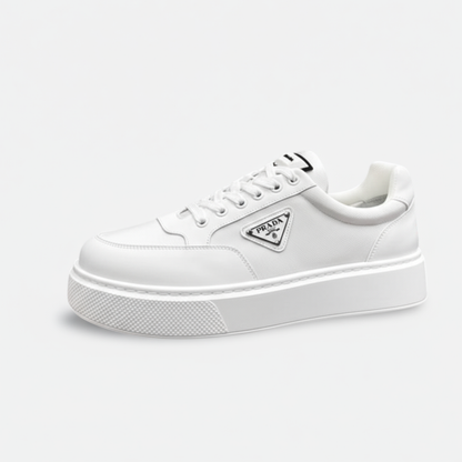 Tênis Prada Couro Respirável Branco