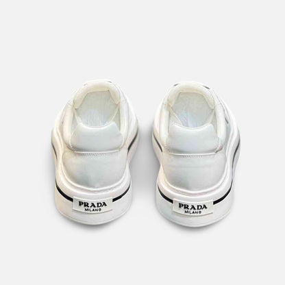 Tênis Prada Cano Baixo Couro