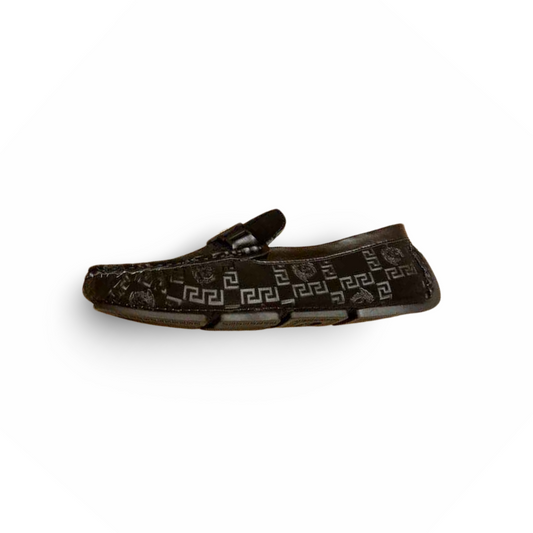 MOCASSIM VERSACE COURO