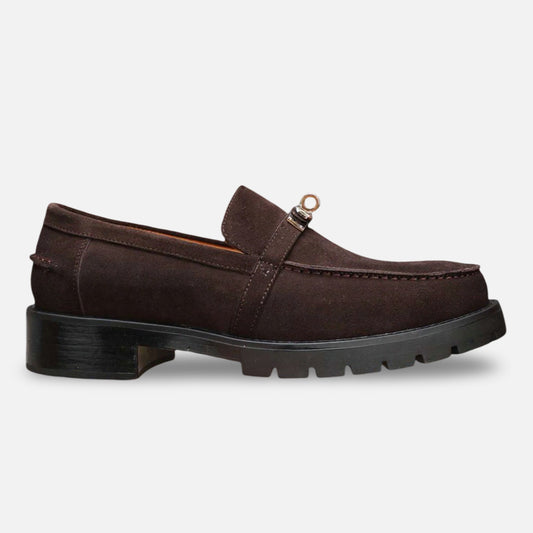 Hermès - Mocassim Couro Marrom